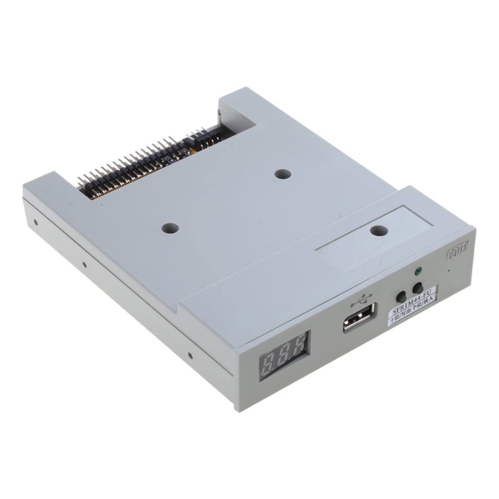 Necvior USB Floppy Disk Reader Drive Emulator 3.5in No for Extra Driver Required Plug fo