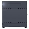 thumbnail image 2 of NavePoint 6U Vertical Server Rack Enclosure, Low Profile, 16.7" Deep, Max Weight Capacity 132lbs - 6U Network Cabinet Vertical Wall Mount, Perforated, Black, 2 of 4