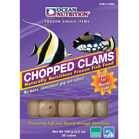 Ocean Nutrition Frozen Single Items Chopped Clams