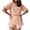 Pink, variant on BSDJILFG 2 Piece Sets for Women Summer 2025 Sleepwear Overalls Half Sleeve Solid Color Loose Round Neck Basic Tees with Ruffle Elastic Waist Shorts Campus Style School Collage Looks