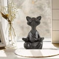 thumbnail image 3 of black cat Old World Christmas Ornaments Cat Blown Ornaments for Christmas Tree finely carved （12*8*18 cm）, 3 of 5