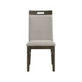 thumbnail image 2 of Intercon Furniture Hearst Transitional Wood Upholstered Chair in Brown(Set of 2), 2 of 4