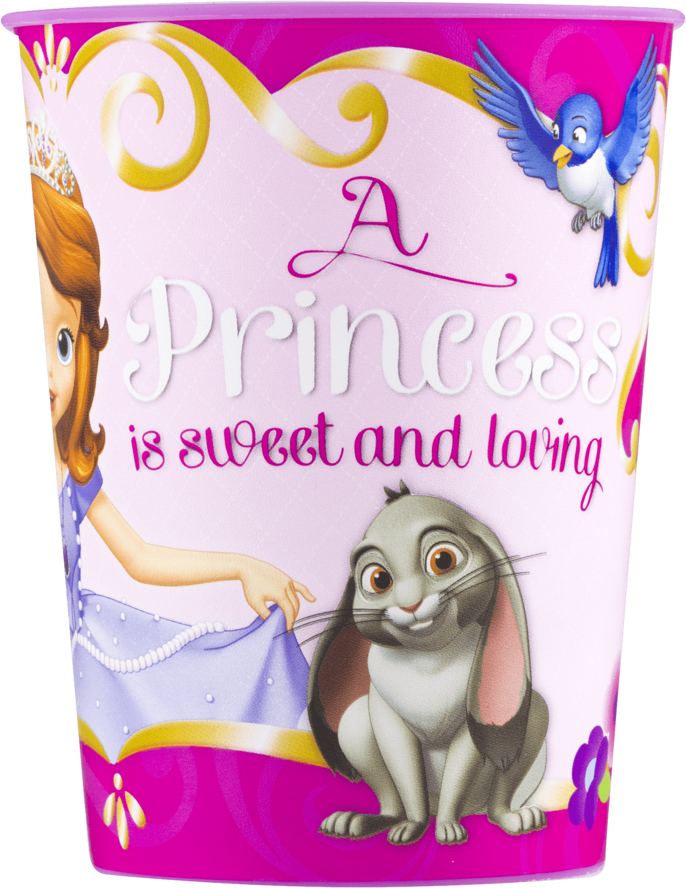 Toy Sofia the First Plastic Reusable Cup 16 Ounce 2-pack