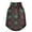 Deep Burgundy Forest Green, variant on Pet Winter Coat Snow Zipper Clothing Cold Weather Dog Vest Warm Puppy Coat Cozy Christmas Pattern