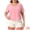 Dark Pink, variant on DARING DIVA Women's Plus V Neck Button Casual Blouse 1X White
