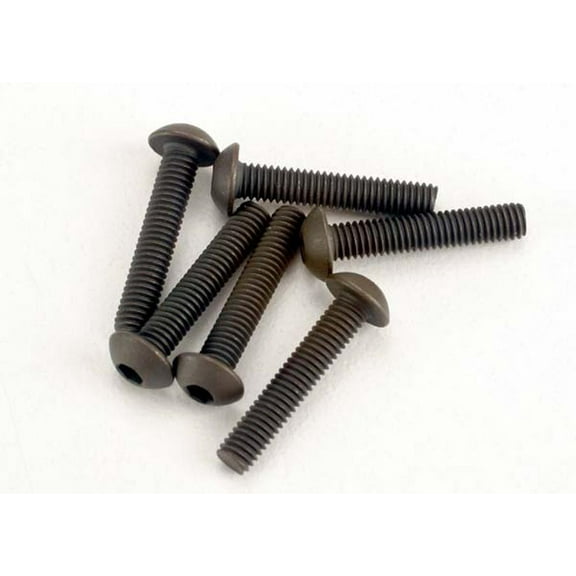 TRA2579 Traxxas Screws Button-Head 3X15mm (6) TRA2579