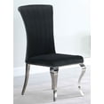 thumbnail image 2 of Betty Velvet Upholstered Dining Side Chair Black (Set of 4), 2 of 11
