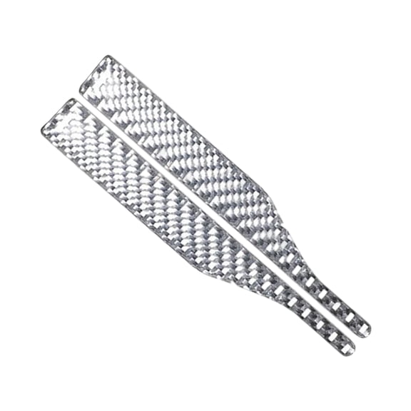 2pcs General Car Glass Protective Strips Carbon Fiber Not Crash Edges Guards Waterproof Car Side Glasses Guards
