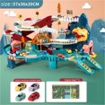 thumbnail image 1 of Children's Electric Rail Car Dinosaur Panshan Track Highway 2 In 1/3 In 1 City Car Building Stairs Climbing Toy Set Kid Gift, 1 of 5