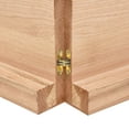 thumbnail image 5 of vidaXL Table Top Light Brown 120x50x(2-6) cm Treated Solid Wood Oak, 5 of 5