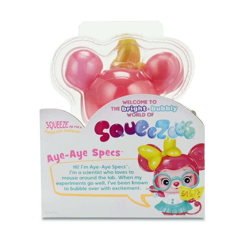 Squeezoos Single Small Character- Mouse (Aye-Aye Specs) - Walmart.com