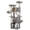 Gray, variant on PAWZ Road 77" Cat Tree Multilevel Play Tower Enlarged Condo Hammock Sisal Scratching Posts Pads, Gray