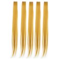 thumbnail image 1 of Pince à Cheveux Colorée, Pince Longue Lisse Complément Cheveux Naturels 5 Pcs pour pour Femmes Or, 1 of 8