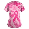 thumbnail image 2 of NAMTYQX Breast Cancer Awareness T-Shirts Breast Cancer Shirts for Women Pink Size L, 2 of 4
