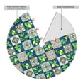 thumbnail image 6 of Cauagu 30" Christmas Tree Skirt Lemon and Leaves Pattern Christmas Tree Decorations Tree Mat for Xmas Decorations Occasion Holiday Home Decor -30", 6 of 7
