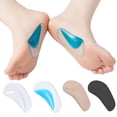thumbnail image 2 of OIUR 1/2/3 Pairs Gel Arch Support Insoles Kids Adults Flat Feet Orthopedic Pads Self-Adhesive Shock Absorption Plantar Fasciitis Relief Inserts Cushions, 2 of 7