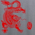 thumbnail image 3 of CafePress - Asian Dragon Zip Hoodie - Zip Hoodie, Classic Hooded Sweatshirt with Metal Zipper, 3 of 4
