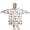 Multicolor Cat White Pattern, variant on Wearable Blanket Hoodie,White Cat Head Black Pattern Oversized Sherpa Blanket Hoodie with Super Pockets,Super Warm Fuzzy Pullover for Women & Men