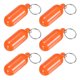 thumbnail image 1 of Uxcell 6-Pack Llavero Flotante para Navegación, Anillos de Llave Impermeables de Color Brillante para Deportes Acuáticos al Aire Libre [Naranja Rojo], 1 of 1