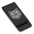 thumbnail image 1 of Stainless Steel Geometric Polygon Tiger Animal Classic Slim Money Clip Credit Card Holder, 1 of 2