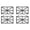 FOUR PIECES, variant on Pack of 4 Pool Filter Replacement Panels Pool Cleaner Filter Pool Filtrations Replacement for 9991432