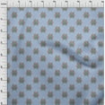 thumbnail image 4 of oneOone Cotton Cambric Grayish Blue Fabric Florals Quilting Supplies Print Sewing Fabric By The Yard 42 Inch Wide, 4 of 4