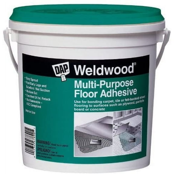 Dap: Qt Mp Floor Adhesive, 00141 2pk