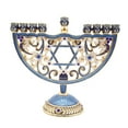 thumbnail image 4 of Hermosa Menorah de Hanukkah estilo clásico para celebración religiosa., 4 of 9