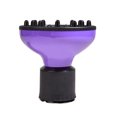 thumbnail image 1 of Universal Hair Dryer Diffuser Attachment for Curly & Wavy Hair - Heat-Resistant PC Material Blow Dryer Accessory with Even Airflow Distribution, Compatible with 1.65-2.28 Inch Nozzle Diameter, Purple, 1 of 6