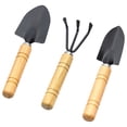 thumbnail image 5 of Mini Garden Tools - Indoor Plant Tools - 3 Piece Garden Tool Set Small Hand Tools for Gardening 6.8 Inch for Planting Flowers Black Size:L, 5 of 6