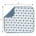 thumbnail image 3 of S&T INC. Absorbent, Reversible Microfiber Dish Drying Mat for Kitchen, 16 Inch x 18 Inch, Ikat, 3 of 5