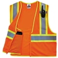 thumbnail image 4 of (3 pack) Ergodyne GloWearÂ® 8229Z Type R Class 2 Economy Two-Tone Vest, Orange, L/XL, 4 of 4