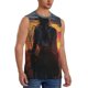 thumbnail image 2 of Balery Sunset Western Cowgirl Camisetas sin mangas para hombre, absorbe la humedad y protege contra el mal olor.-XX-Large, 2 of 7