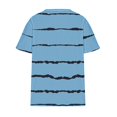 thumbnail image 4 of Frostluinai Plus Size Shirts for Women V Neck Striped T Shirts Short Sleeve Color Block Tunic Tops Casual Loose Blouses Soft Tees Clearance, 4 of 5