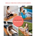 thumbnail image 7 of Orange White Ombre Yoga Towel for Hot Yoga Non Slip, Farmhouse Retro Simple Striped Art Yoga Mat Towel Absorbent Yoga Sweat Towels Microfiber Hot Yoga Blanket for Bikram Pilates 26"x70", 7 of 7
