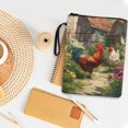 thumbnail image 3 of HELLHERO Rooster and Daisy Design Book Cover Sleeve with Book Protection Polyester Book Organizer Bag with Waterproof for Office Storage & Portability, 3 of 8