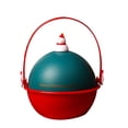 thumbnail image 1 of Dsscvnef Christmas Storage Box with Handle 6 Pieces of Candy and Gift Storage Barrel for Christmas Home Storage Boxed Spherical Red and Green 5 Inches, 1 of 4