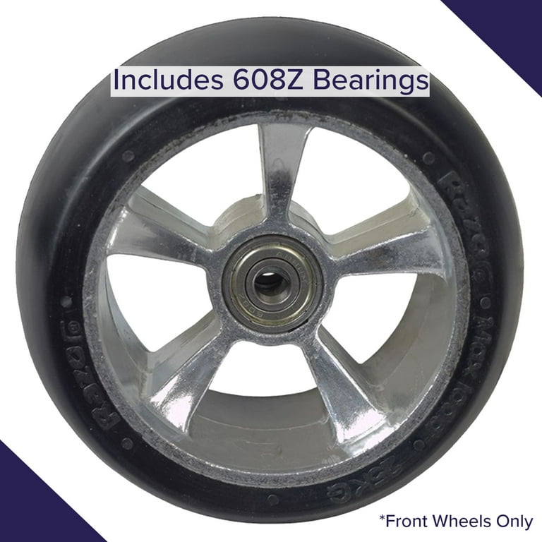 AlveyTech Front Wheels for Razor Ground Force, GFD & Drifter Fury