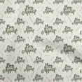 thumbnail image 1 of oneOone Cotton Poplin Olive Green Fabric Text Craft Projects Decor Fabric Printed By The Yard 42 Inch Wide, 1 of 5