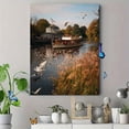 thumbnail image 4 of Qisvanset 12x16 Inch Cubist Mill Scene Canvas Print Wall Art, 4 of 5