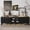 Black+Gray, variant on LHYY Modern Mid-Century Media Console with 4 Drawers and Cable Management,TV Console Table for TVs up to 75",Entertainment Center for Living Room and Office(Black)