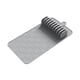 thumbnail image 1 of Organizador de cajones para cuchillos de cocina, bandeja de silicona para guardar cubiertos de secado rápido. Gris, 1 of 7