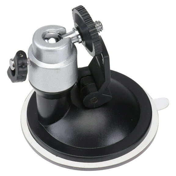 Mini Camera Camcorder Suction-cup Style Car Dashboard Windshield Mount Tripod Holder Stand (Silver)
