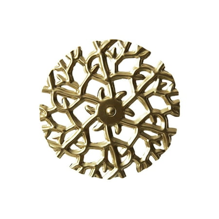 

Metal Wall Hanging Decor Light Luxury Disc Statue Artwork Figurine Background Pendants Wall Art for Home Study Room Bathroom Indoor 15CM