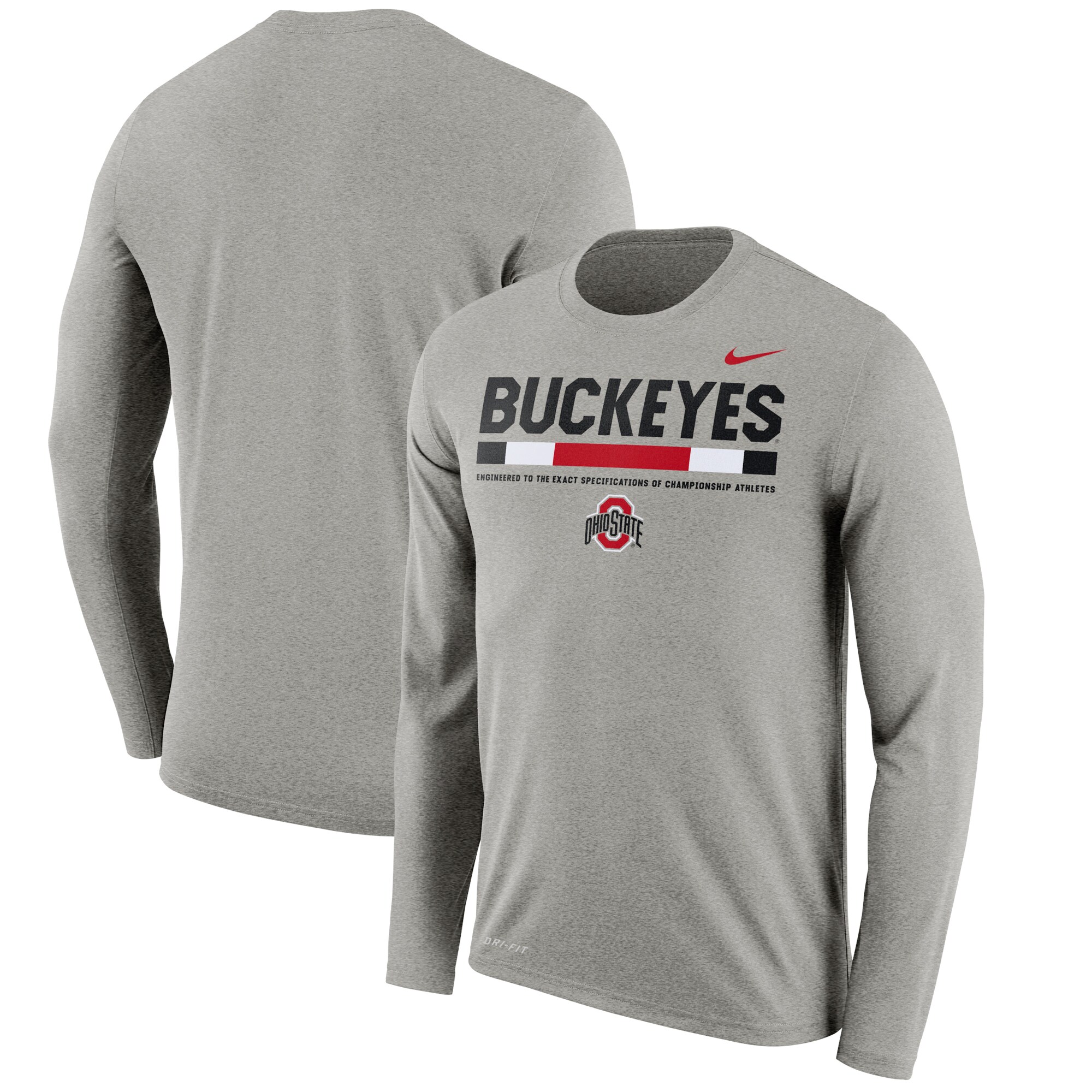 ohio state long sleeve dri fit