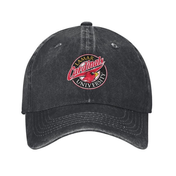 Lamar University Hat Adult Adjustable Classic Washed Casquette Cap Hat Baseball Cap