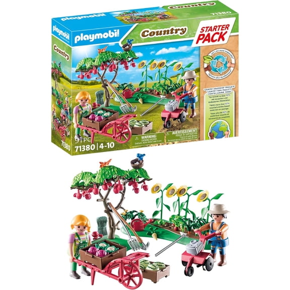 PLAYMOBIL STARTER PACK JUGUETE HUERTO 71380