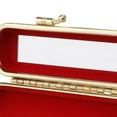 thumbnail image 3 of Milaget Ladies Box with Mirror And Snap Closure, Diamond Textured Design - Black, 3 of 9
