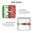 thumbnail image 5 of Lsque Watermelon Hello Summer Printed Tissue Box Cover Holder, Facial Paper Organizer Dispenser,Square with Bottom Belt, PVC Leather Decorative Organizer, 5 of 8