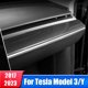 thumbnail image 2 of Cubierta embellecedora de consola central de coche para Tesla modelo 3 Y 2017- 2021 2022 2023, accesorios de revestimiento de Panel de tablero de fibra de carbono, 2 of 5
